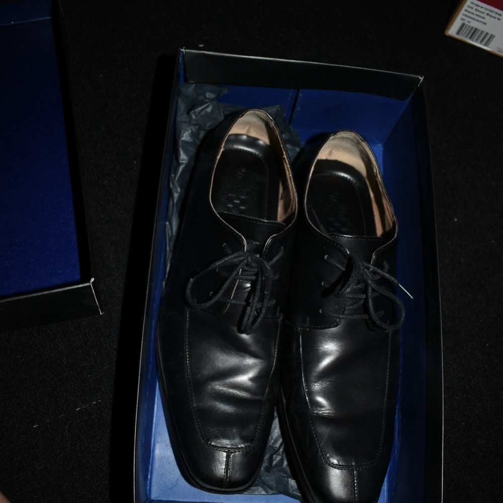 Vince Camuto Black Conti Dress Shoes